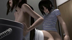 3D Futanari Cums in Virgin Pussy!