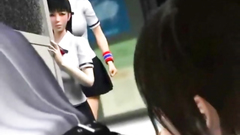 3D Teacher Shows Schoolgirls How To Suck!