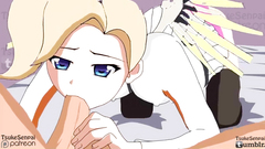 OVERWATCH 2D HENTAI - MERCY X HANZO