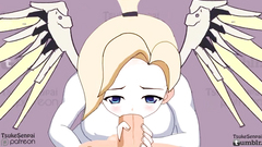 OVERWATCH 2D HENTAI - MERCY X HANZO