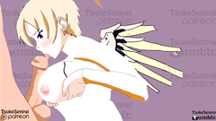 OVERWATCH 2D HENTAI - MERCY X HANZO