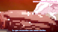 Rubia de grandes tetas follando con viejo