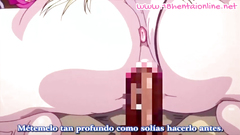 Rubia de grandes tetas follando con viejo