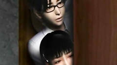 3D Busty Coed Footjob and Hard Sex!