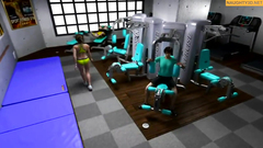 Hardcore Hentai Fucking in Gym