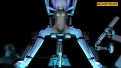 Hardcore Hentai Lab Machine Bondage Fuck Part1