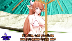 Chie 3d hentai part 2