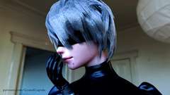 Nier Automata | 2B dominating hard in her bedroom