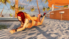 3D Shemale Sex Game Ends with Facial!