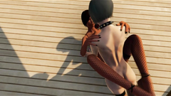 Lesbian Tgirls in 3D Sex Game