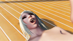 Hot 3D Teen Babe Takes Cumshots!