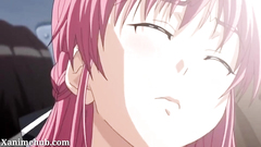 Hentai Schoolgirl Pussy Rubbed in Train By Friend