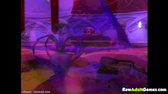 3D teen Marie Rose riding massive cock