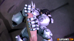 Huge dick Overwatch hero worshiped