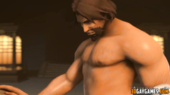 Hot big dick 3D gay guys fucking hard