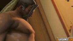 Hot big dick 3D gay guys fucking hard