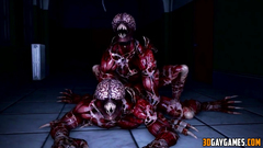 3D gay aliens fucking hard