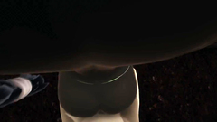 Lady Noir makes secret kisses with Mr Bug and warms up