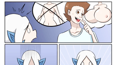 Lamia breast expansion - hentai comic