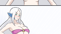 Lamia breast expansion - hentai comic