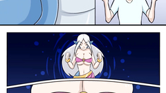 Lamia breast expansion - hentai comic
