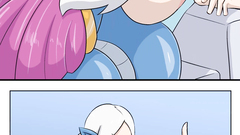 Lamia breast expansion - hentai comic