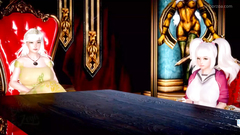 Busty slut gets her horny pussy fucked and creampied by his thick cock