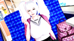 Busty slut gets her horny pussy fucked and creampied by his thick cock