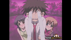 Fucking and two hot girls outdoors - Hentai.xxx