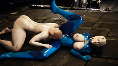 Metroid: Sara Samus is penetrated in the access to the space station