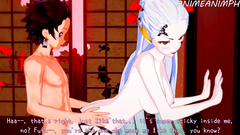Demon Slayer Daki Seduces and Gets Fucked Hard by Tanjiro