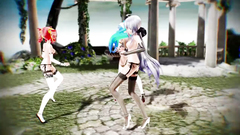 [MMD] Miku & Teto & Haku [R-18]