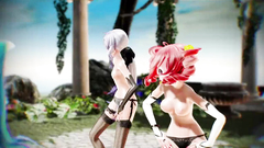 [MMD] Miku & Teto & Haku [R-18]