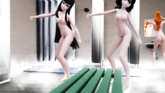 [MMD] K-la-K - Love Shake - Locker Room [R-18]