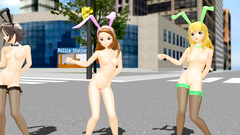 [MMD] 3 Slutty Bunnies --Step [R-18]