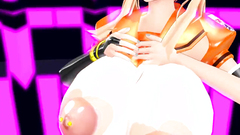 [MMD] Pura-Pura Puri-Puri Puru-Puru Na Mid waist back and forth dance! [R-18]