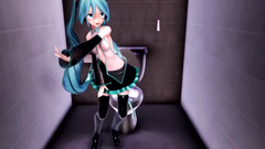[SEX-MMD] Miku-san's Donut Hall [R-18]