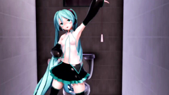 [SEX-MMD] Miku-san's Donut Hall [R-18]