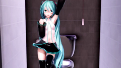 [SEX-MMD] Miku-san's Donut Hall [R-18]