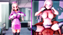 KanColle Cosplay Girls Switch Up - [MMD][BY- nana77 shinshi]