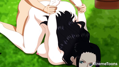 luffy shows Nico Robin why he's the boss - One Piece Hentai - FUCKING HARD