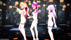 【R-18 MMD】Hololive Aqua はあと 湊あくあ スノウエルフ