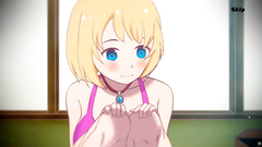 Riding to bounce city [PornPlay Hentai sex game] Ep.1 Exhibitionist girl riding a dildo on her bike