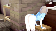 Watanabe You after training [Hentai 3D]