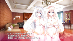 【エロゲー Role player:小粥姉妹の粘膜ポトレ動画4】エッチすぎる!二人の金髪銀髪エルフコスプレ姿がエロ可愛すぎ！(体験版ぐりぐちゃLIVE！実況プレイ動画 Hentai game)