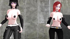 【MMD】Kasuko and others Scream【R-18】