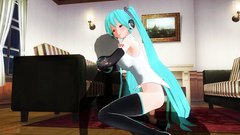 3D HENTAI Hatsune Miku cowgirl