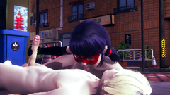 Miraculous Lady Bug - Lady Bug Hard sex with CatNoir in the street